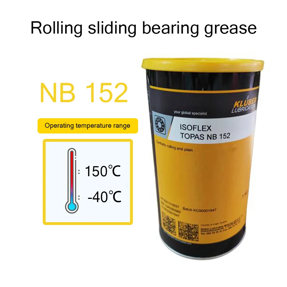 Смазка Клубер сначала может смазывать и повторно прокатные гладкие подшипники