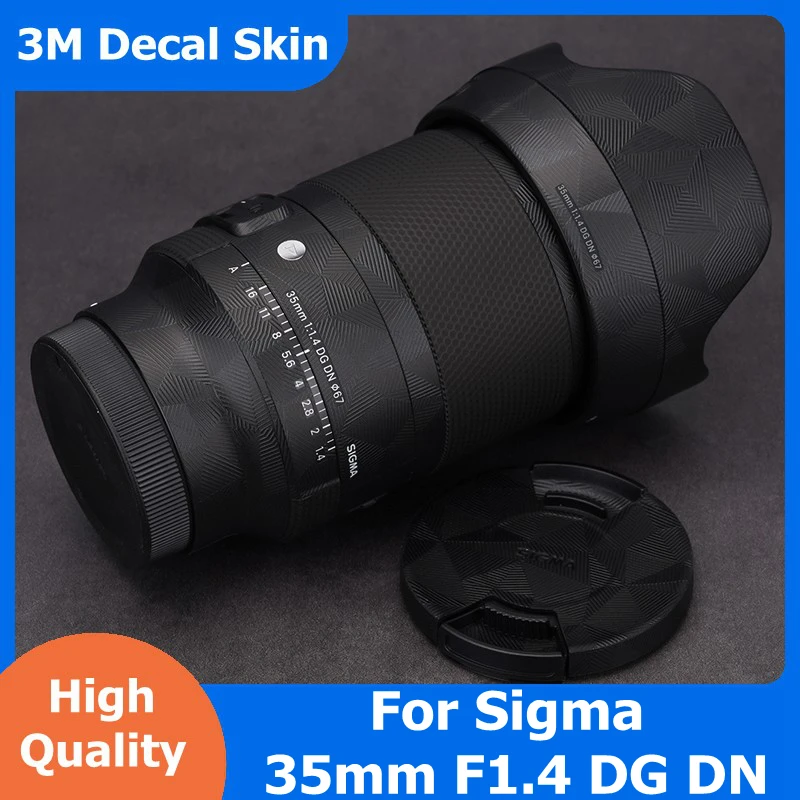 

For Sigma ART 35mm F1.4 DG DN Decal Skin Vinyl Wrap Film Camera Lens Protective Sticker ART35 35 1.4 F/1.4 DGDN For Sony E Mount