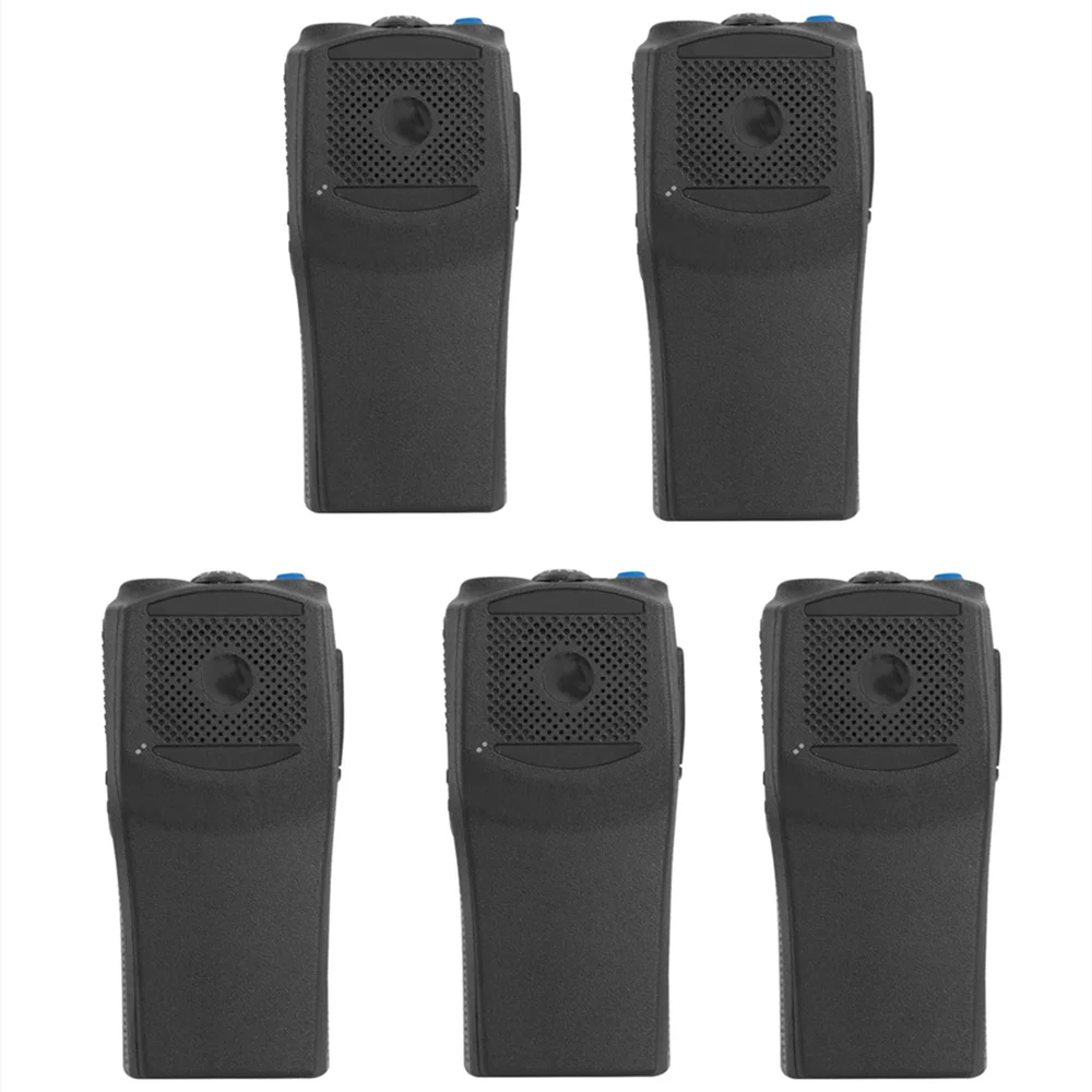 5PCS/Lot Black Replacement Repair Front Case Housing Cover For EP450 PR400 Two Way Radio