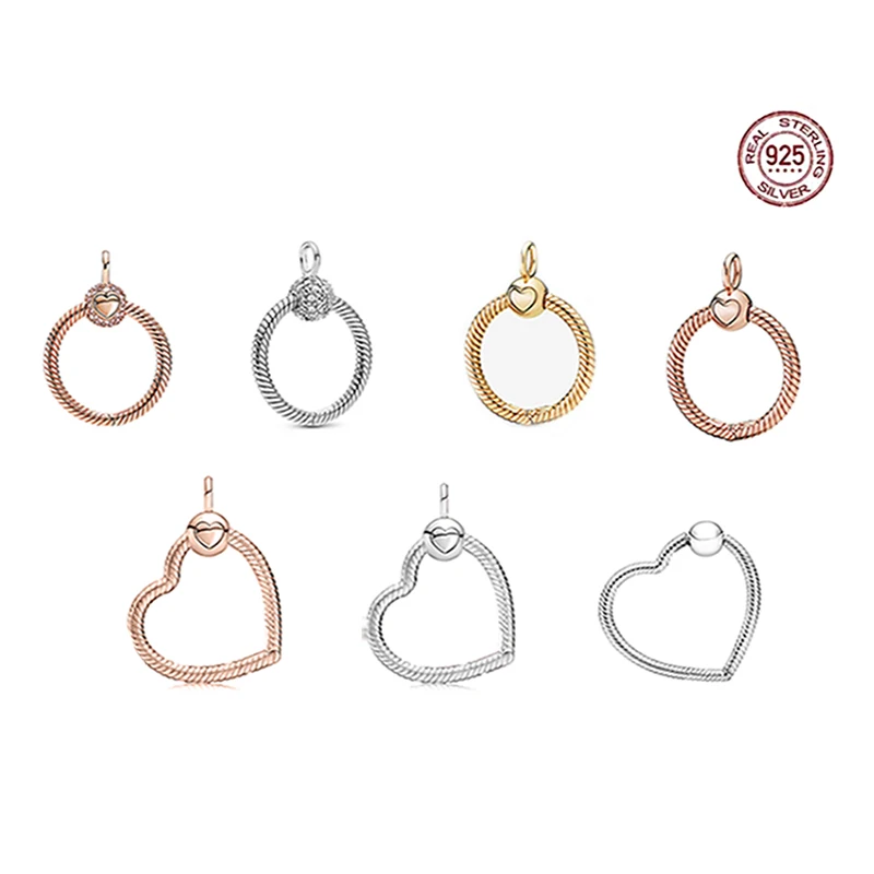 

Genuine S925 Sterling Silver Charm Mouse O Pendant For Original Pandora Charm Bracelet Necklace Fine Jewelry