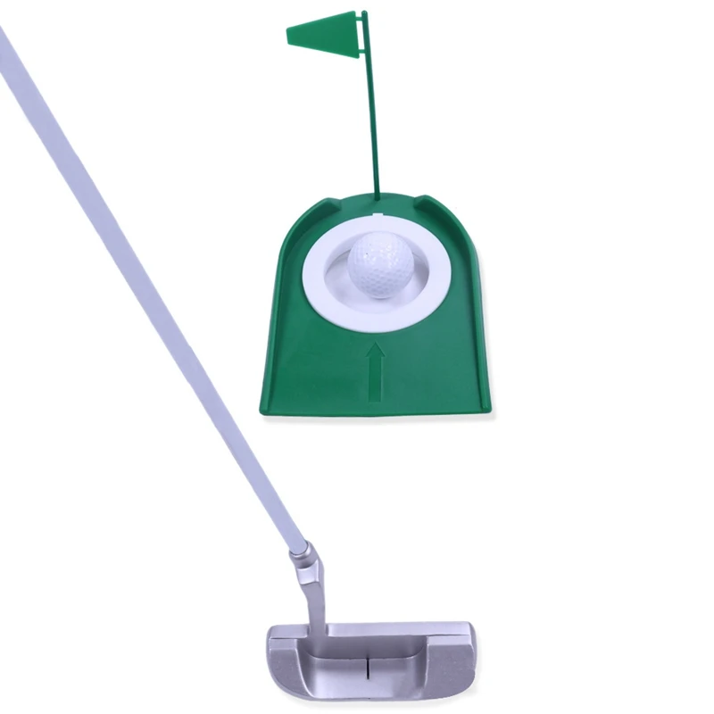 Стакан для игры в гольф помещении с отверстиями флаг тренировочный путтер помощь