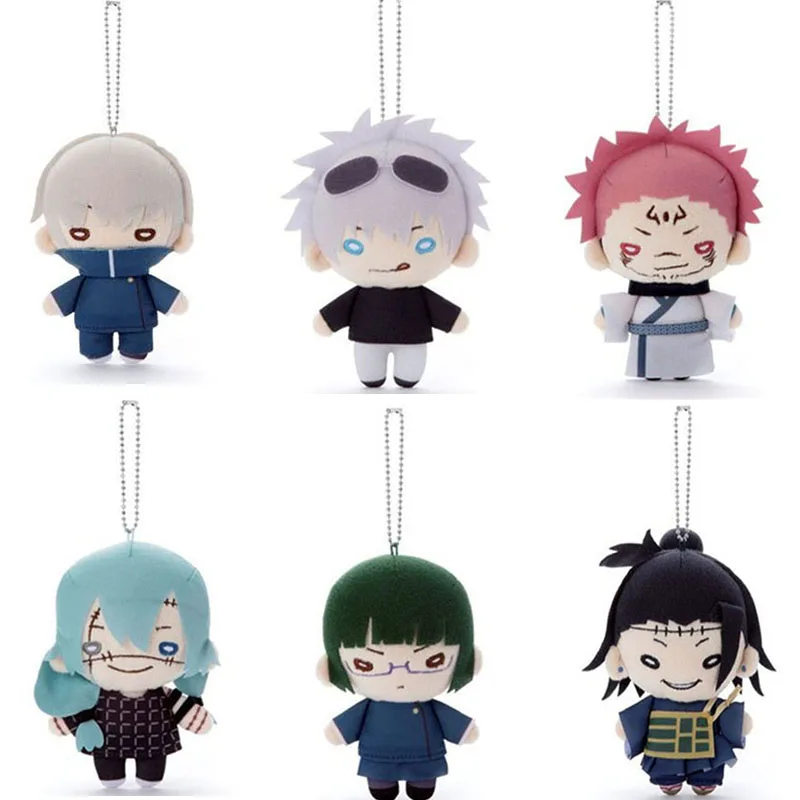 

12 см Подлинная плюшевая кукла орнамент аниме ююютсу Kaisen Gojou Toge Getou Mahito плюшевые игрушки из мультфильмов детские коллекционные игрушки