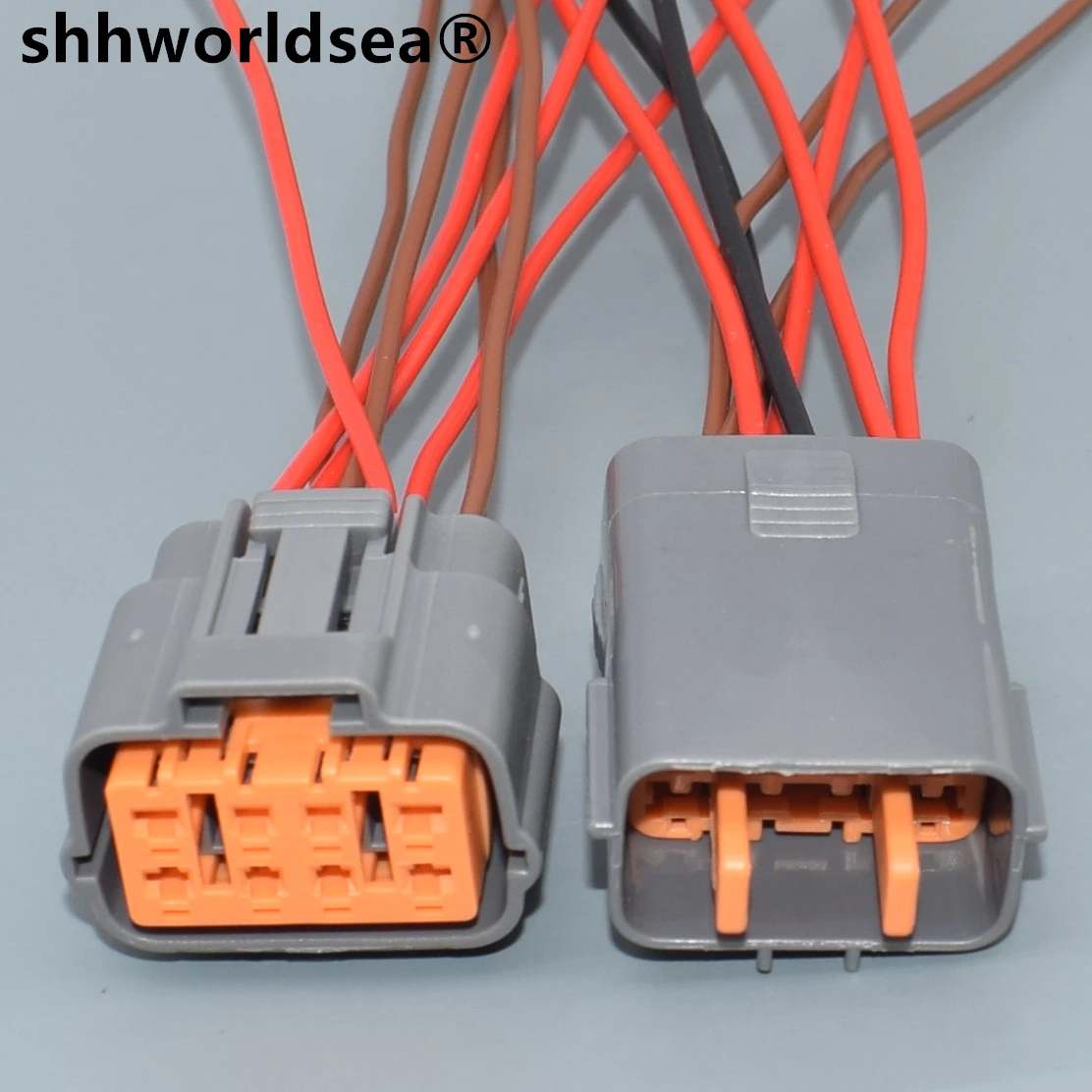 

Shhworldsea 8-контактный 2,2 мм Автомобильный Электрический штекер, жгут проводов, соединитель 6195-0054 6195-0051 для Mazda Nissan Toyota