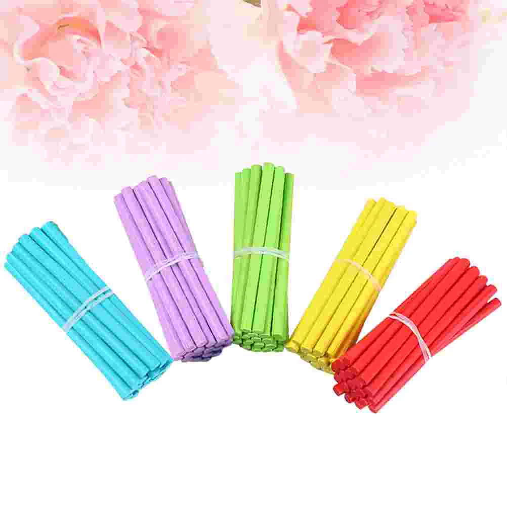 100 шт. красочные математические манипуляции деревянные счетные палочки детские