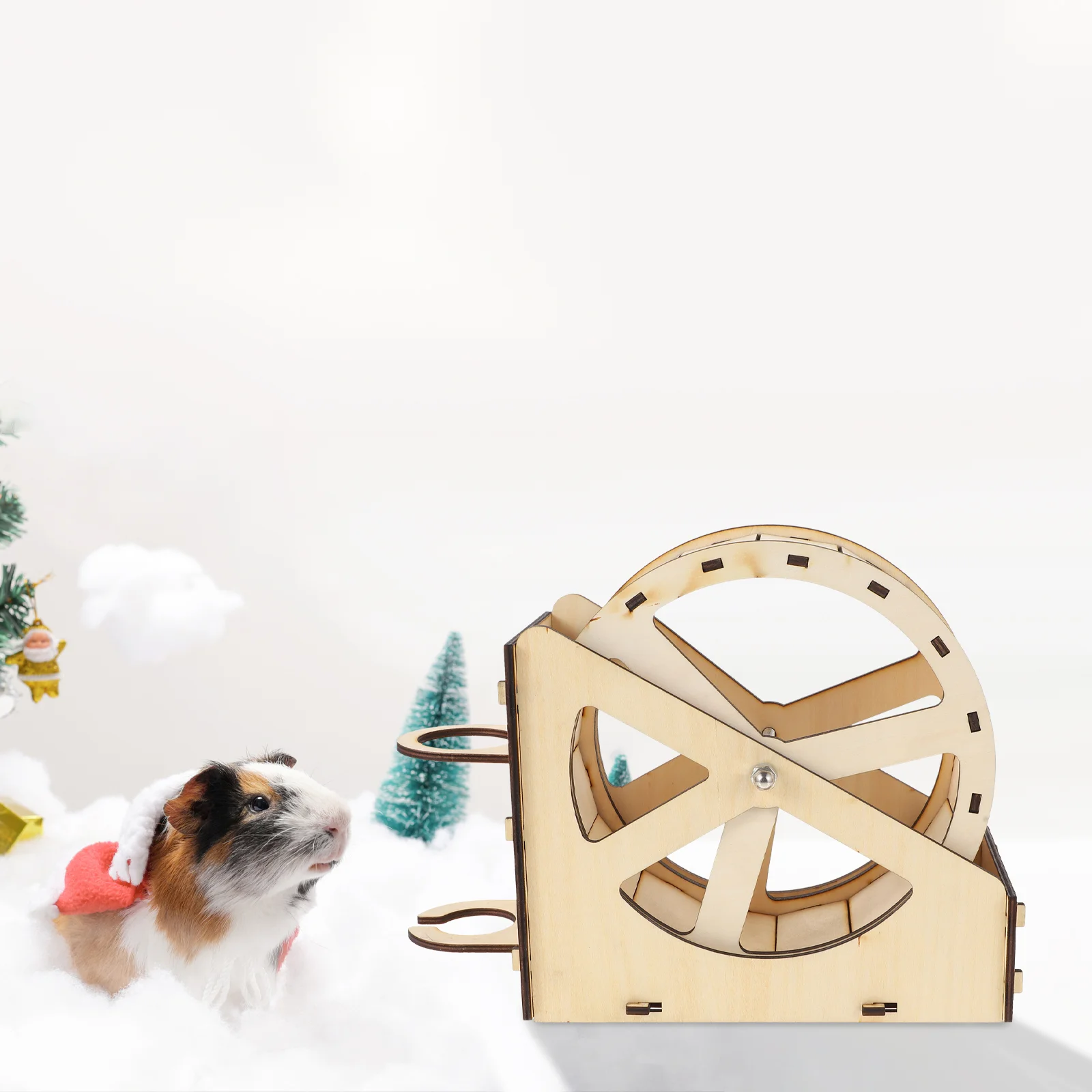 

Hamster Wheel Exercise Toy Running Small Glider Playing Jogging Disc Saucer Guinea Animals Flying Rat Runner Silent Training