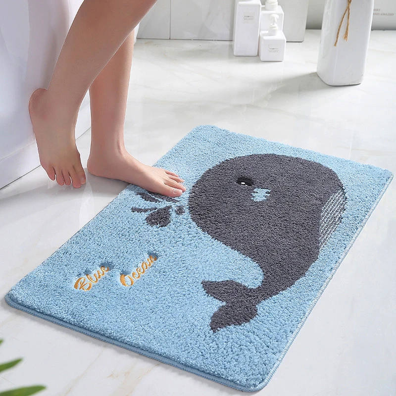 

Cartoon Door Mat Absorbent Foot Mat Home Bathroom Entry Non-slip Mat Carpet Doormat Bath Indoor Floor Rugs For Home Decor