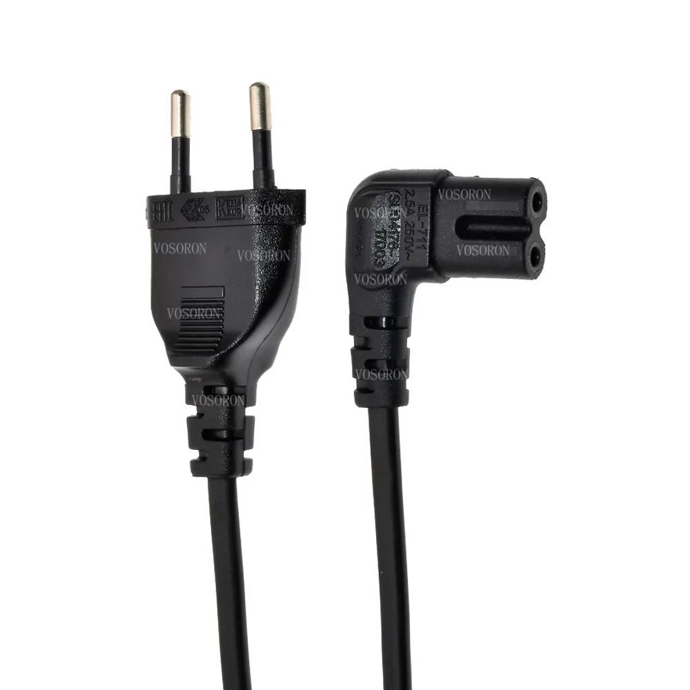 

Удлинитель угловой VOSORON 250В 2,5А CEE7/16 на IEC320 C7 3 м