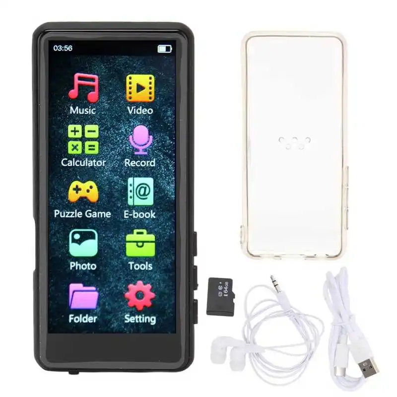 Enlarge 3.5in MP4 Player MP4 5.0 Wifi Full Touch Screen HD Noise Reduction Octa Core CPU FM Radio Portable MP4 Player
