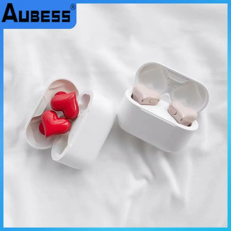 

Noise Reduction Heart Headset For Ipx5 Headset Mini Earbuds In-ear For Iphone Xiaomi Wireless Music Earplugs With Micphone New