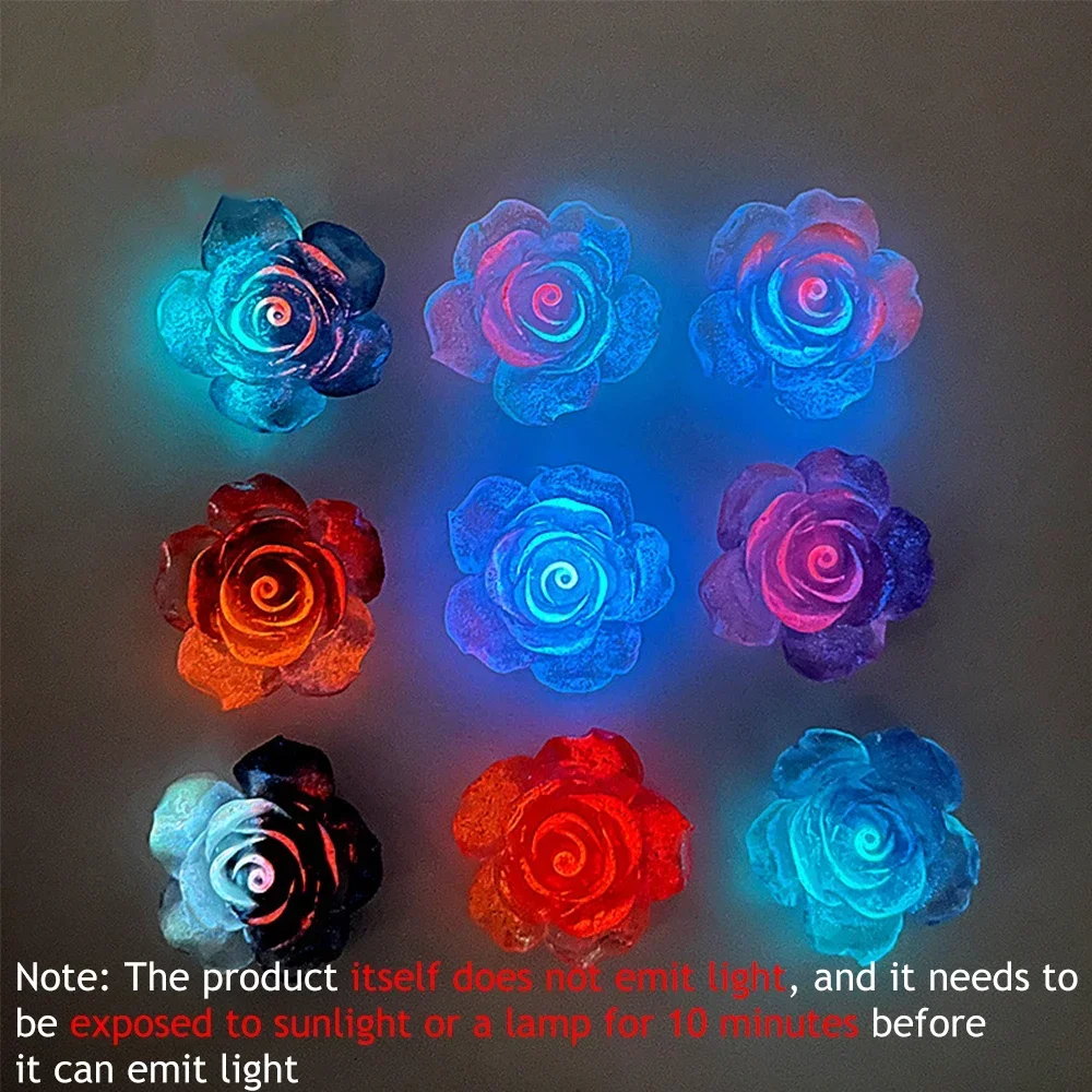 10 шт. серебристые розы серии миниатюрные кабошоны из смолы с плоской спинкой для