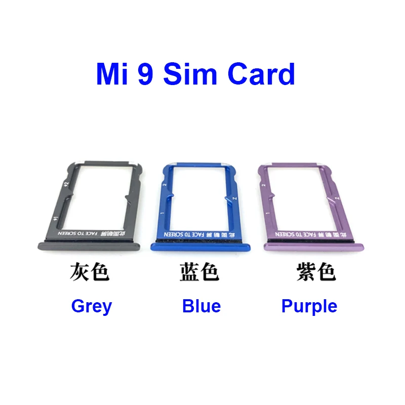 SIM Card Slot SD Tray Holder Adapter For Xiaomi Mi 9 SE Pro 5G | Phone Sensors