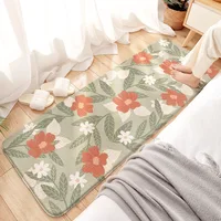 Bedroom Long Carpet Tatami Bedside Blanket Lamb Fleece Small Fresh Breathable Mat Non-slip Can Be Vacuumed Pastoral Style Rug