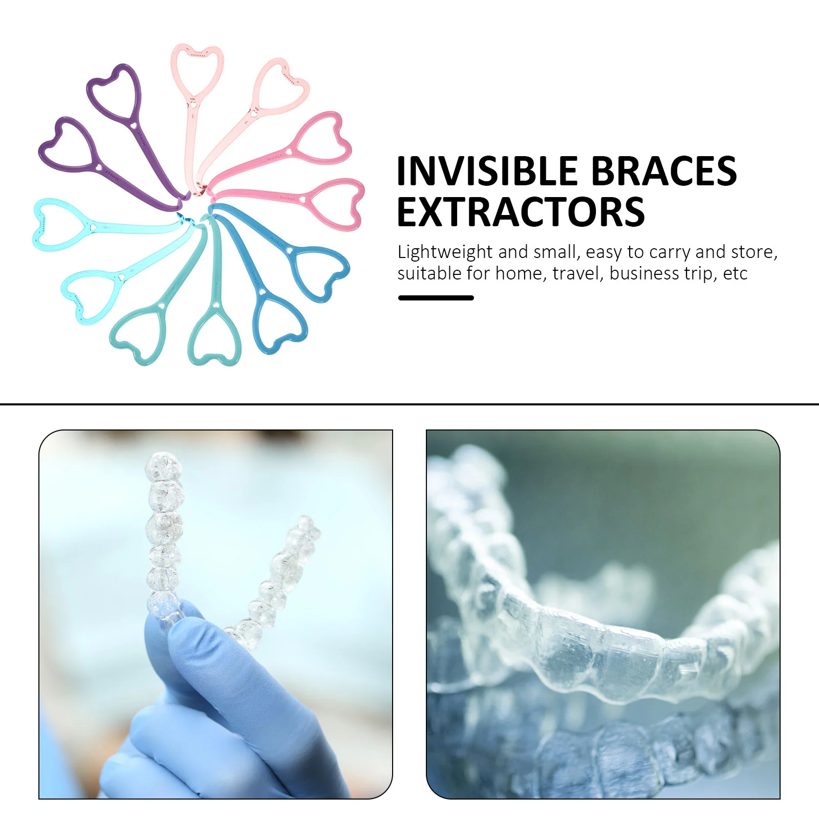 

Remover Removal Braces Tool Aligner Invisible Teeth Extractorsretainer Case Hookclear Kit Oral Tools Orthokey Hooks Threaders
