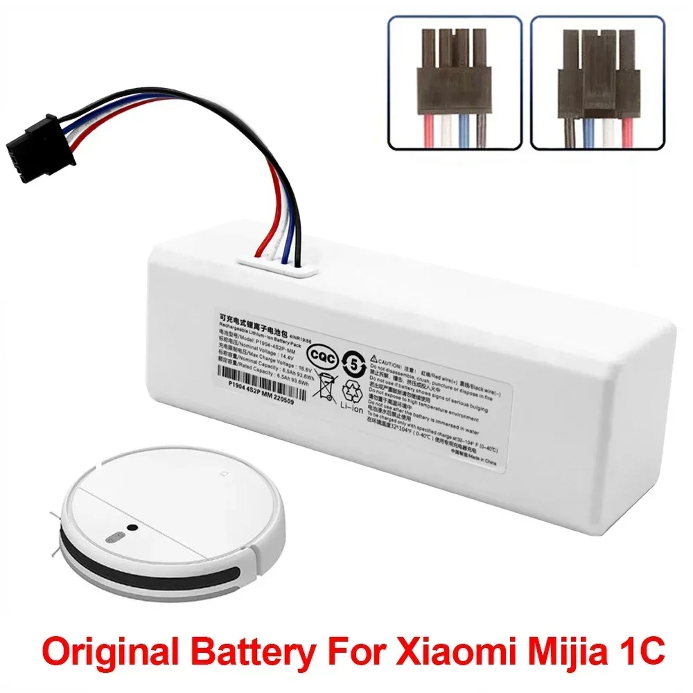 Новый аккумулятор для робота-пылесоса Xiaomi Mijia 1C STYTJ01ZHM 14 4 В 12800 мАч аксессуары