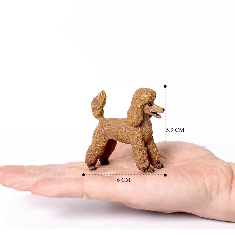 

Мини-модель пуделя из ПВХ