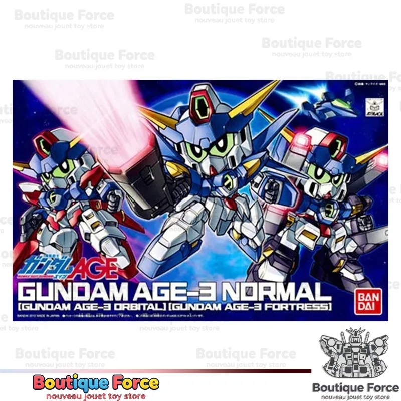 Фото Коллекционная модель Bandai Gundam AGE-3 Normal SD BB Gundam (Гандам) — Официальная лицензированная аниме-фигурка-конструктор для фанатов №2