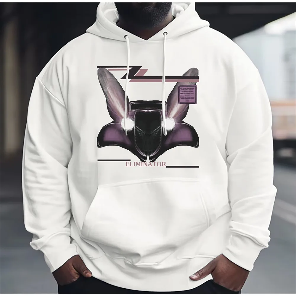 TOQUCL мужская толстовка с принтом робота большого размера и женская повседневный