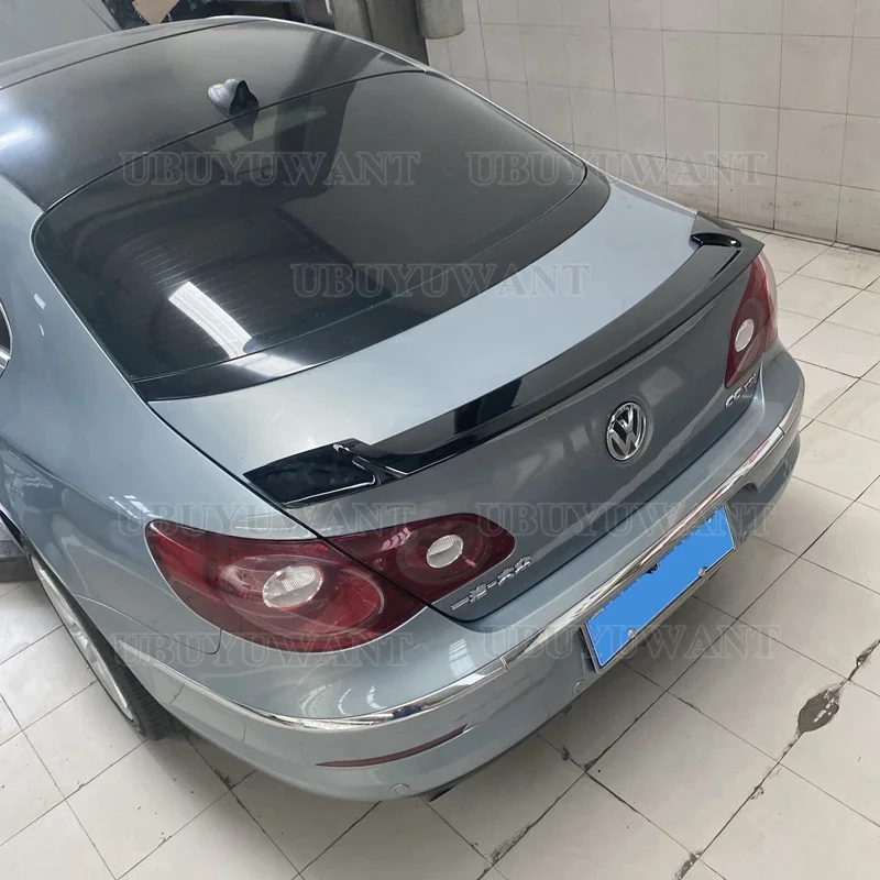 Для Volkswagen Passat CC 2009-2018 АБС-пластик углеродное волокно вид R хвостовое крыло задний