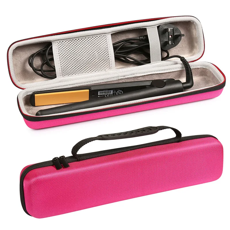 

EVA Hair Straightener Case Curling Iron Protective Carrying Case Hair Straightener Storage Organizer Woman Travel Bag