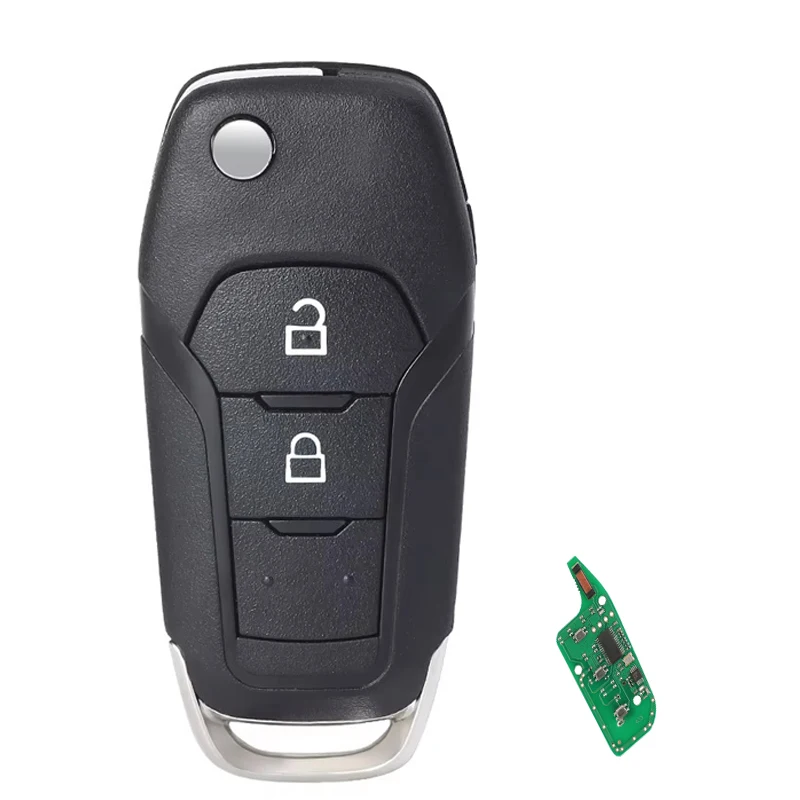 

KEYECU 433 МГц ID49/PCF7945 чип EB3T-15K601-BA дистанционный брелок для Ford Ecosport Ranger Mondeo 2014 2015 2016 2017 2018 2019