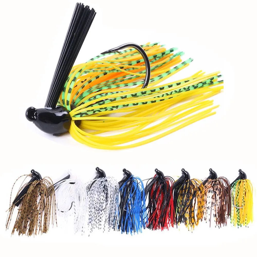 

1 шт., рыболовный воблер с резиновой юбкой, 10 г