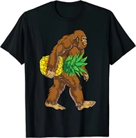bigfoot pineapple men women sasquatch tropical food lovers t shirt