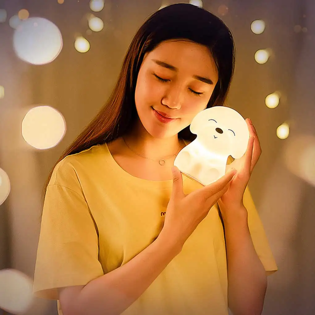 

LED Night Light Dimmable Rechargeable Hotel Desktop Lamp for Kids Children