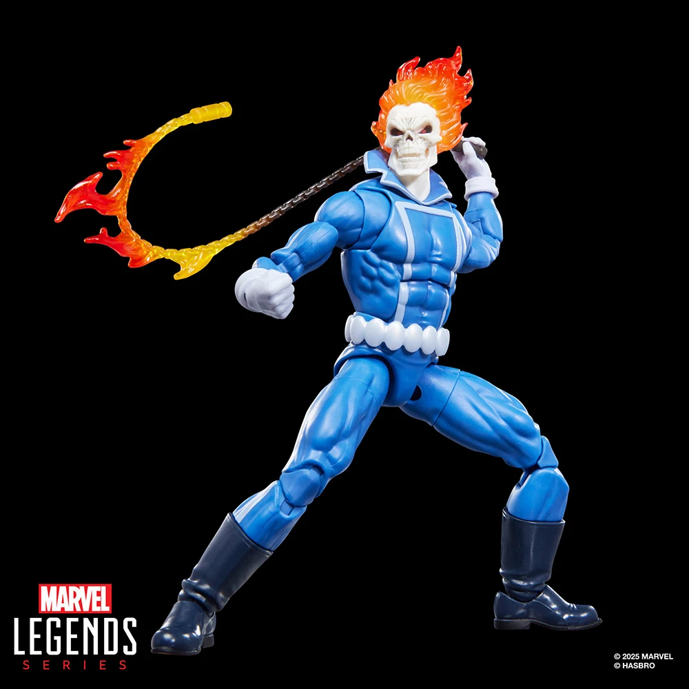 Фото Оригинальная коллекционная фигурка Ghost Rider из серии Hasbro Marvel Legends, 6-дюймовая, изысканная аниме-фигурка, модель для коллекционирования, подарок, игрушка, в наличии №5