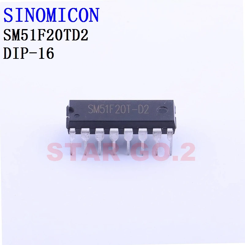 

10PCSx SM51F20TD2 SM51F20TD1 SINOMICON Microcontroller