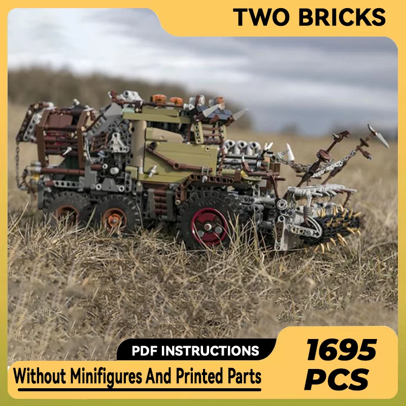 

Moc Building Blocks Famous Vehicle Wild Combat Vehicle Technical Bricks DIY Assembly Construction Toys For Childr Holiday Gifts