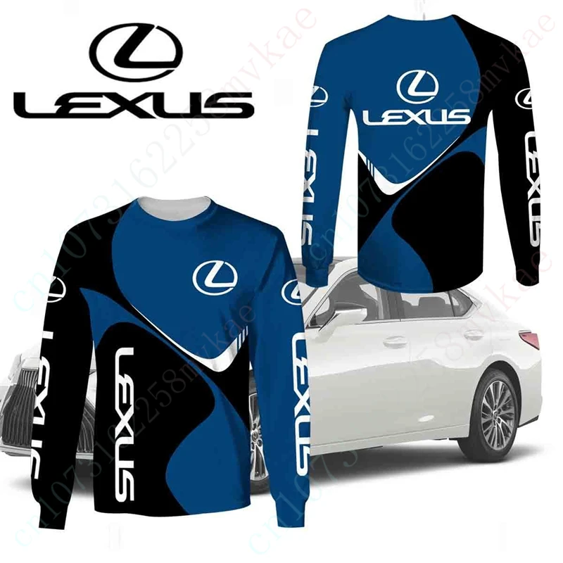

Lexus Clothing Casual T Shirt For Men Women Unisex T-shirts Breathable O Neck Long Sleeve Anime 3D Printing Sweatshirt Top