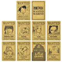 one piece game collection cards anime metal gold wanted card japanese luffy zoro figure nami chopper bounty kid toys gift
