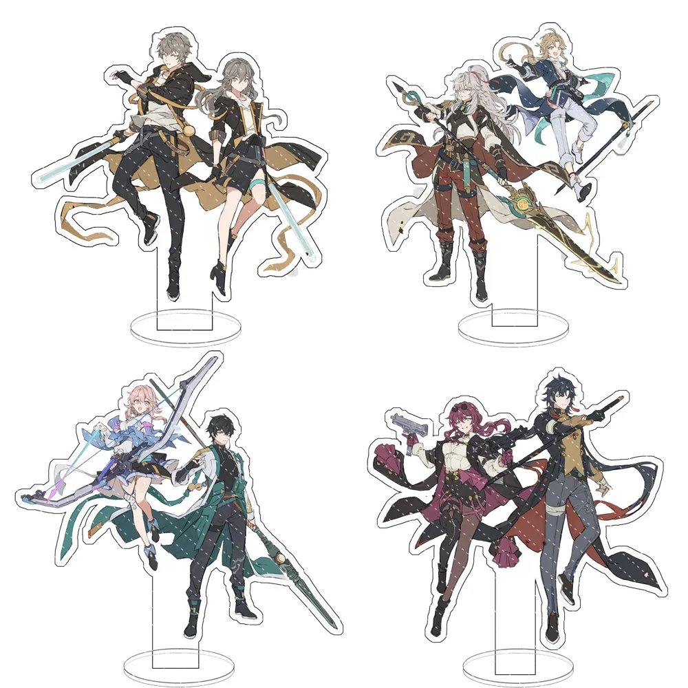 

Honkai:Star Rail Figures Dan Heng Kafka Himeko March 7th Game Figure Acrylic Stand Model Desk Decor Collection Standing