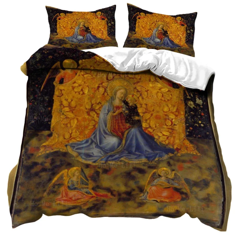 Комплект постельного белья Giotto's Majesty Holy Fami Saint Johns Seven Joys Of Virgin средневековый