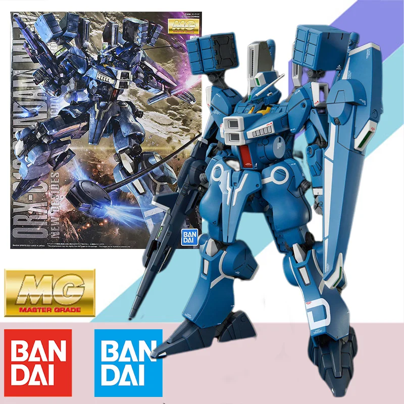 

Bandai Original MG 1/100 PB Limited Gundam ORX-013 GUNDAM Mk-V Model Kit Action Figure Assembly Collection Toy Gift for Kid