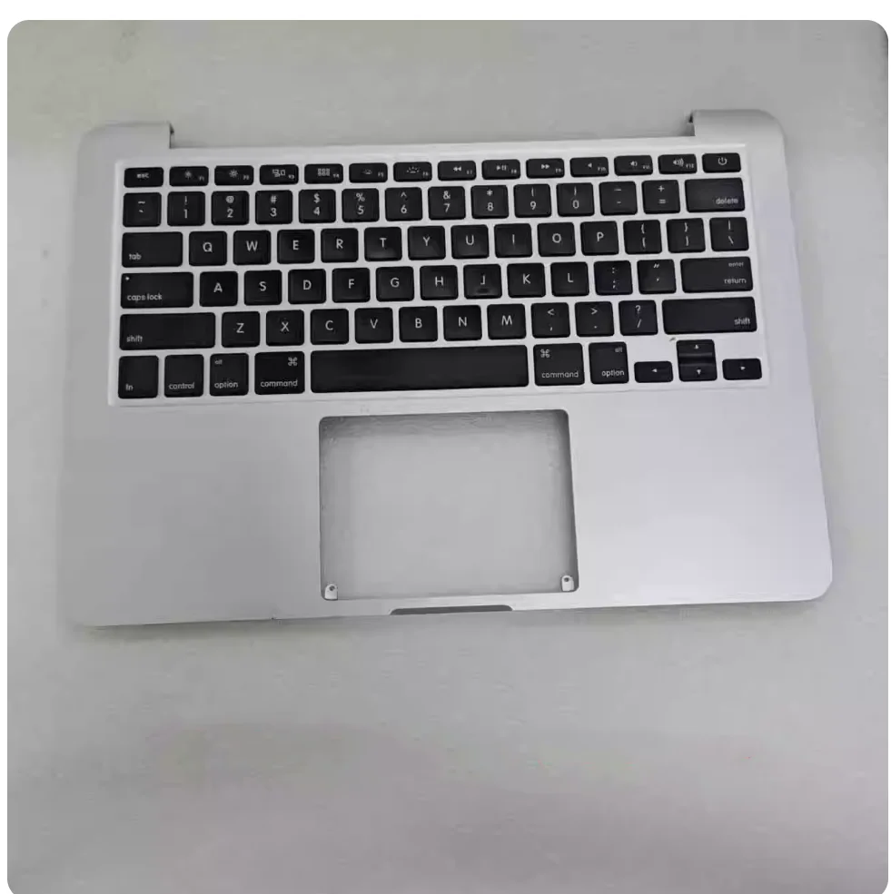 Фото Оригинальный верхний чехол A1502 с подсветкой, американская клавиатура для Macbook Pro Retina 2013-2015, 13 дюймов, A1502, корпус упора для рук, клавиатура №1