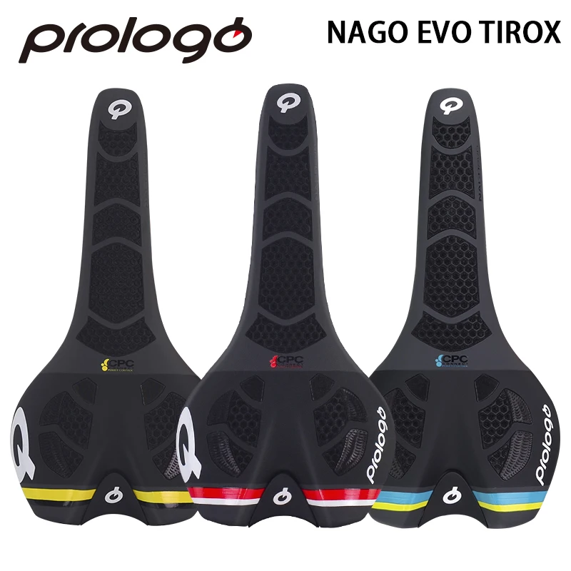 

Prologo Original Nago Evo CPC Tirox Rail Unisex CPC AIRING 275x134mm MTB Road Off-road Bicycle Mountain Bike Saddle Cycling Part