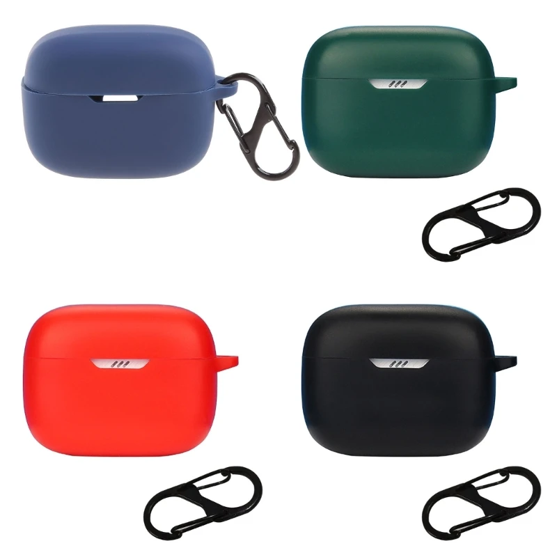 

Защитный чехол для наушников, совместимый с jblTune 130NC TWS, водонепроницаемый ударопрочный моющийся чехол из мягкого силикагеля с защитой от пы...