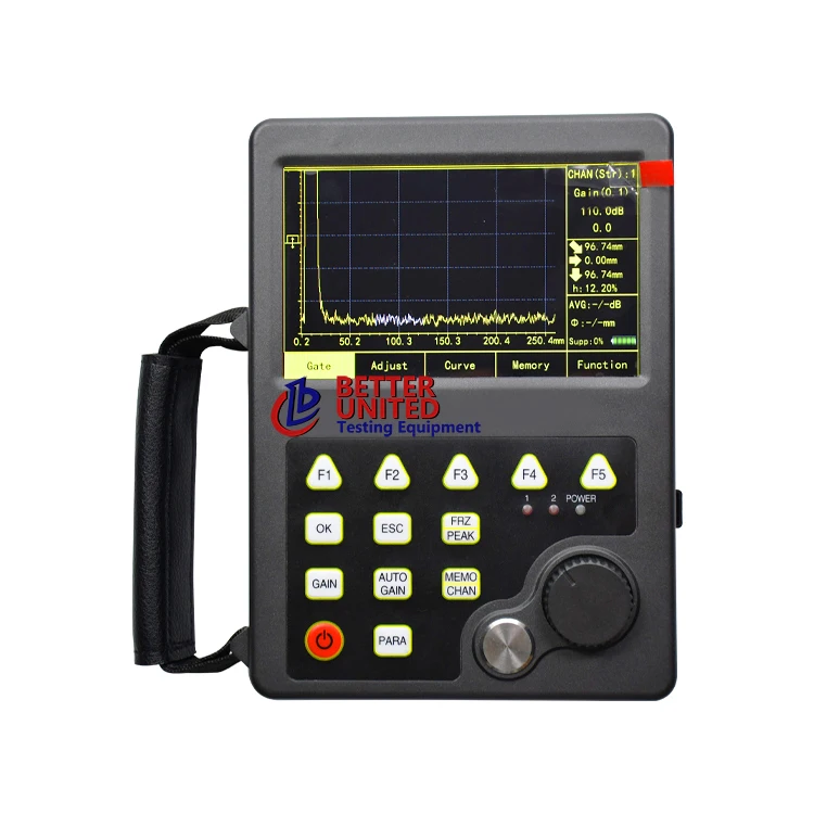 

Digital ndt metal ultrasonic flaw detector