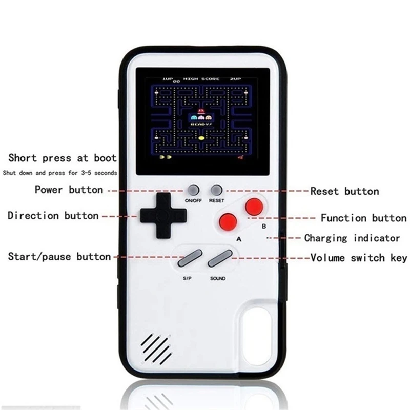 36 Классический Ретро Освободитель Стресса Чехол для телефона Gameboy для IPhone 13 14 Pro Max 12 Mini 11 XR X 8 7 Plus IPone 13Pro Game Boy Cover On.