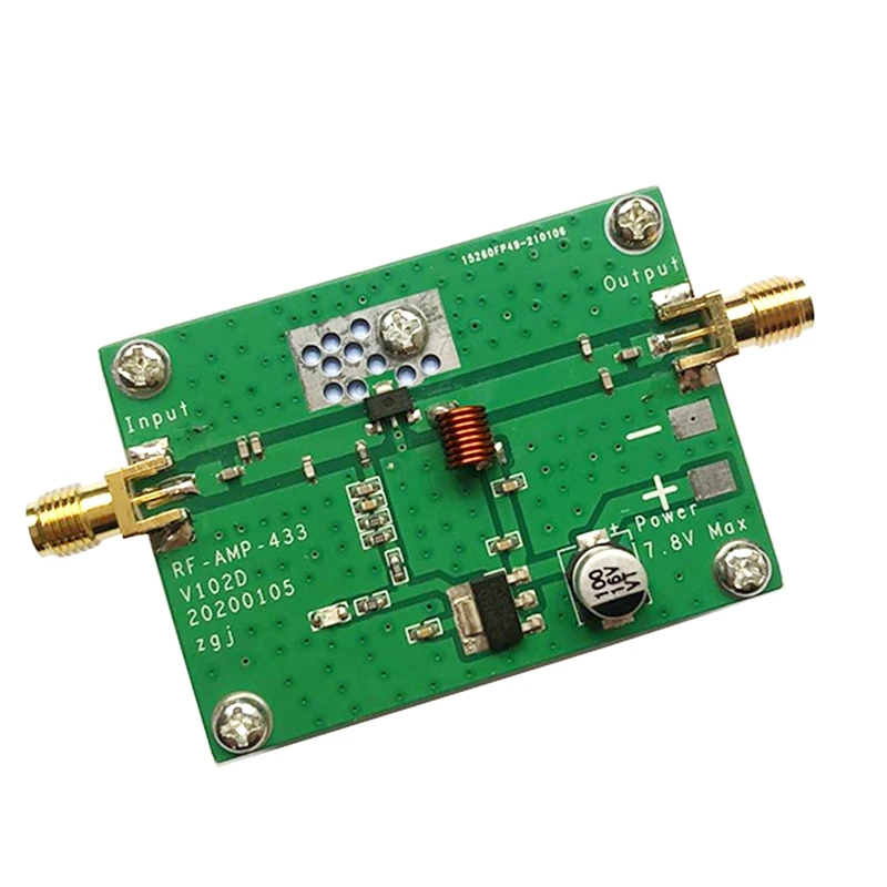 

High Frequency Power Amplifier Board Power Amplifier Module Radio Amplifier Board Module 433Mhz 8W Flight Control