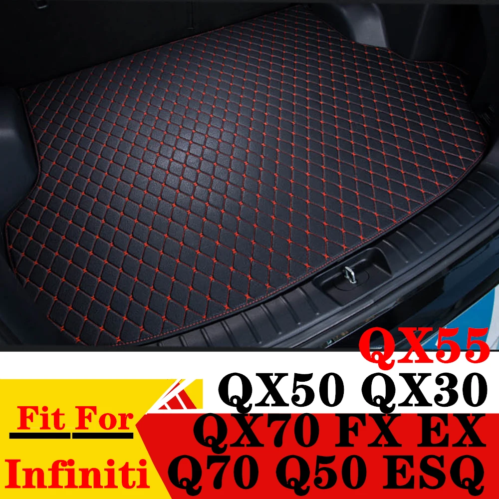

Car Trunk Mat For Infiniti QX50 QX30 QX70 QX55 Q70 Q50 ESQ FX EX All Weather XPE Rear Cargo Cover Carpet Pad Tail Boot Liner