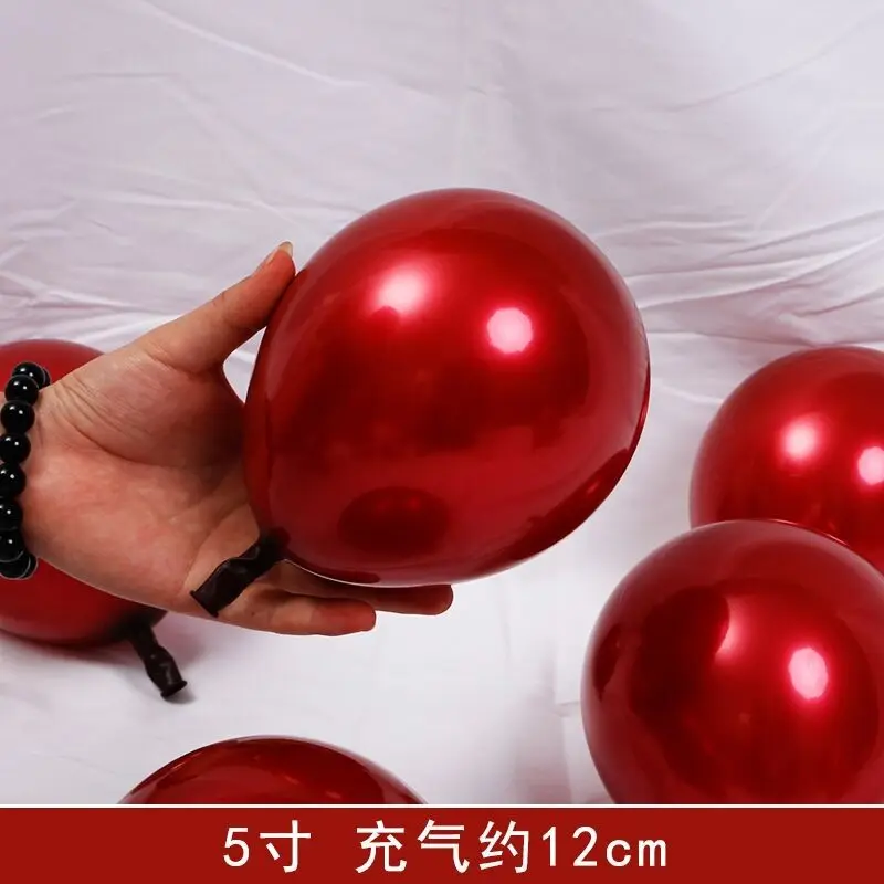 

Двухслойный красный круглый латексный шар для свадьбы YHZNXH