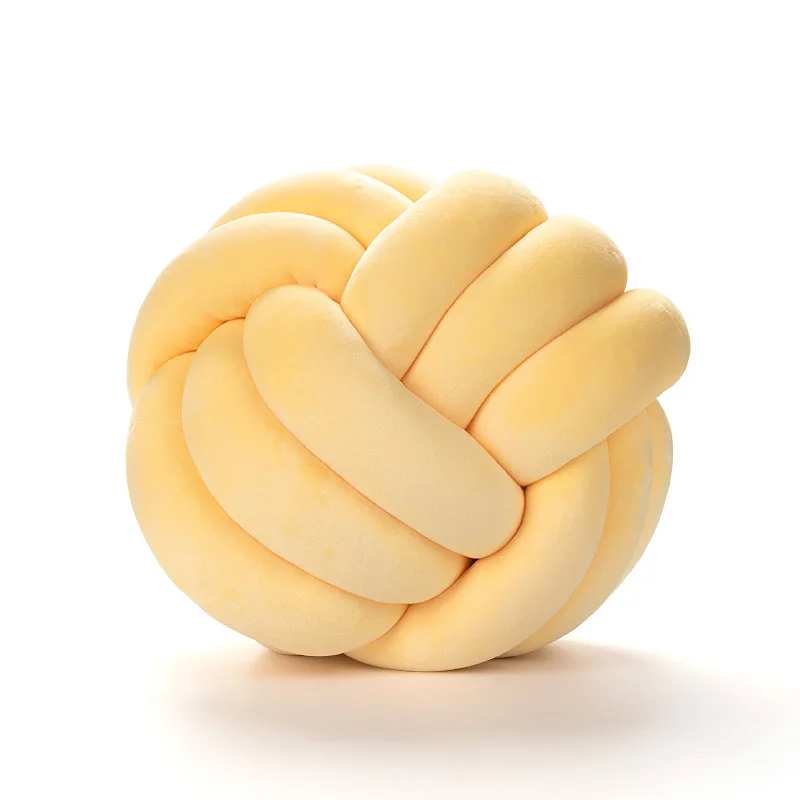 

Мягкая плюшевая декоративная подушка Knotted Ball