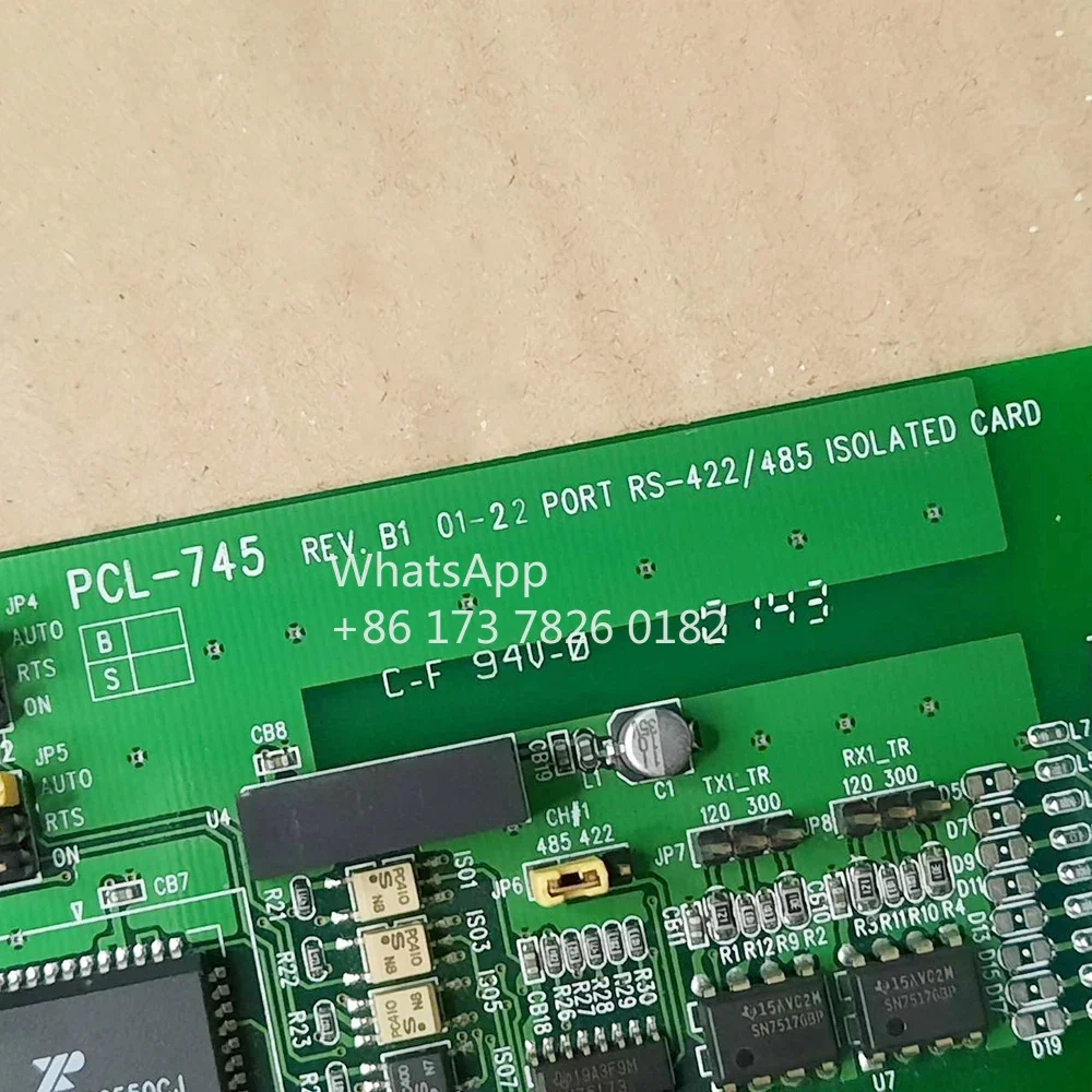 Для карты связи Advantech 2-портовая последовательная карта RS-422/485 ISA PCL-745 REV.B1
