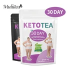 Mulittea 30-дневный чай для детоксикации Keto, напиток для похудения, здоровый продукт для уменьшения вздутия живота и запора, эффективное очищение толстой кисти