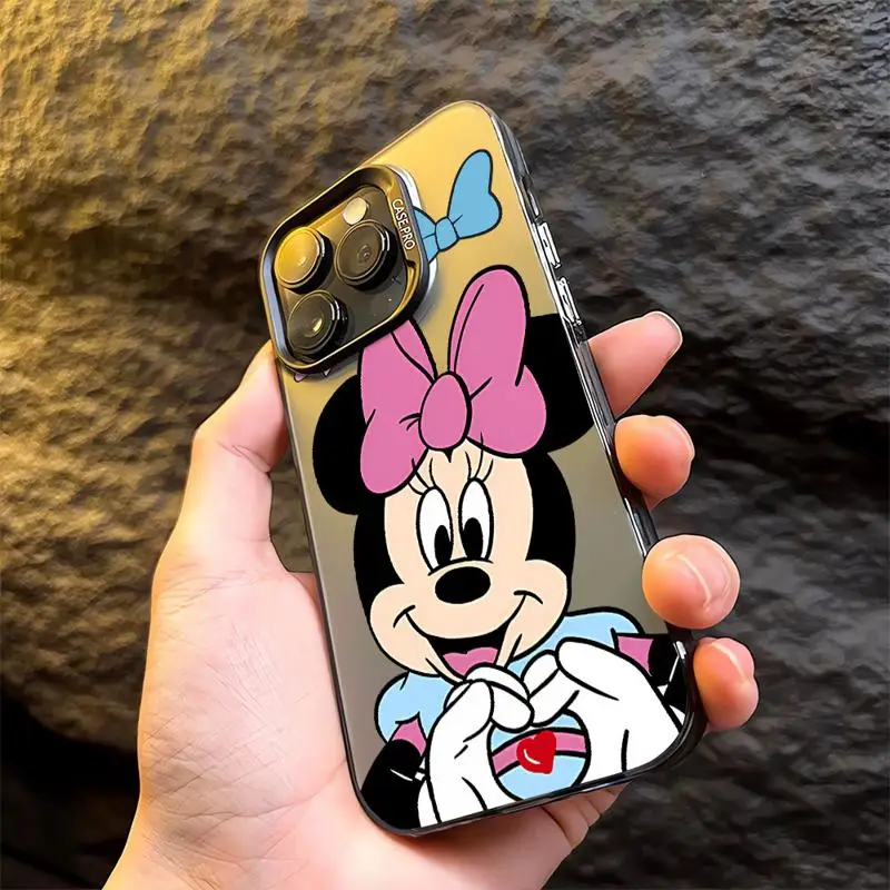 Мягкий чехол с изображением Микки и Минни для Vivo Y91 Y93 Y30 Y30i Y20 V23 V23E телефона Y50 Y16 V25