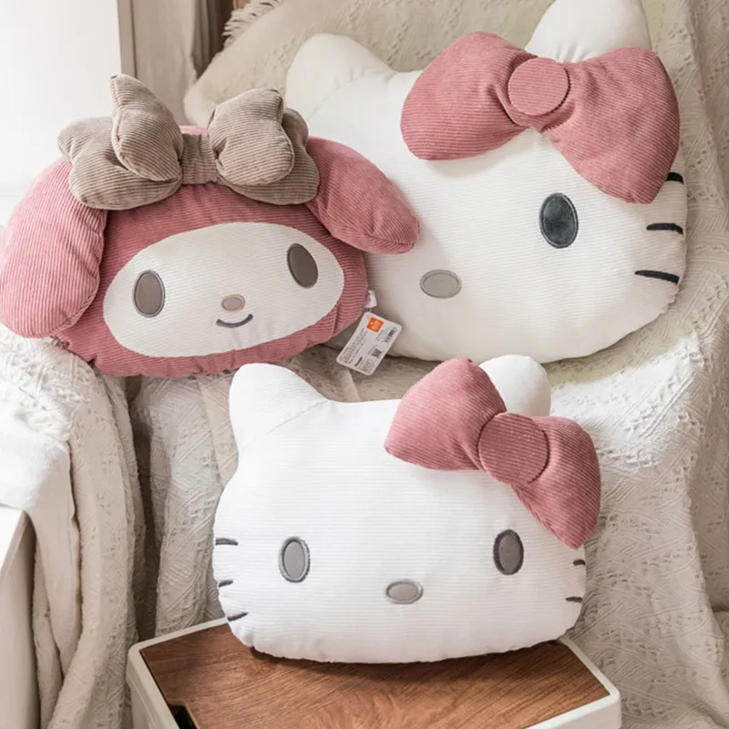 

45/60cm Sanrio Hello Kitty Melody Plush Toy Cartoon Soft Pillow Kawaii Girls Sleeping Cushion Doll Children's Birthday Gift