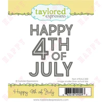 arrival new 2022 happy 4th of july cutting stamps scrapbook paper diary diy decoration embossing template envelope card handmade