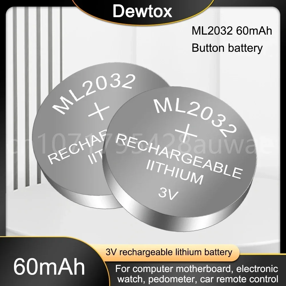 Литий-ионная аккумуляторная батарея ML2032 3 В 1-5 шт